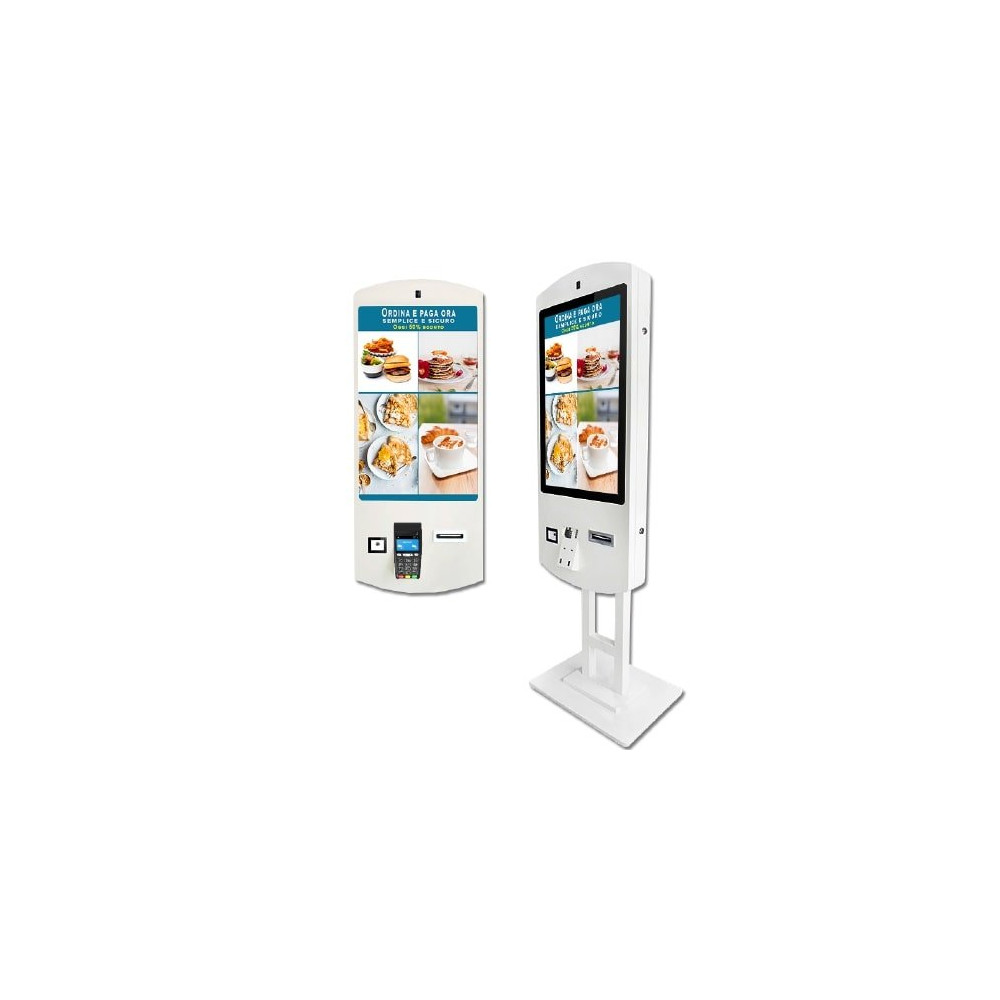 CASSA SELF SERVICE 32 TOUCH STAFFA A PARETE E ANDROID INTEGRATO