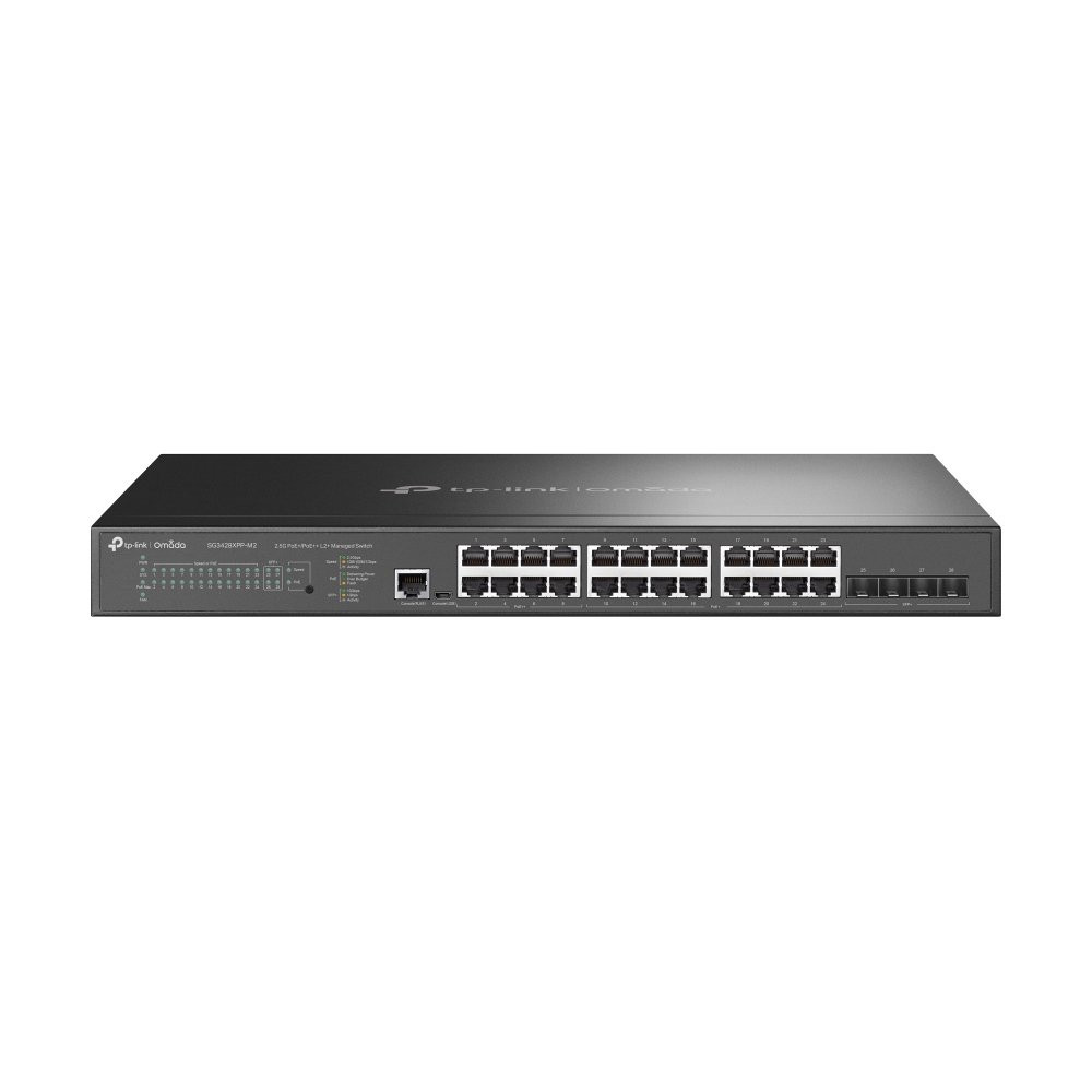 SWITCH 24P RJ45 2.5GBPS MANAGED L2+ 4SLOT SFP+ 10GE 16P POE+ 8P POE++