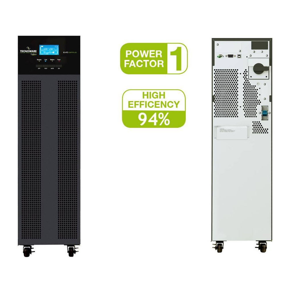 UPS 6 KVA TOWER EVO DSP PLUS ONLINE ONLINE DSP 16 BATTERIE 12VDC 9AH