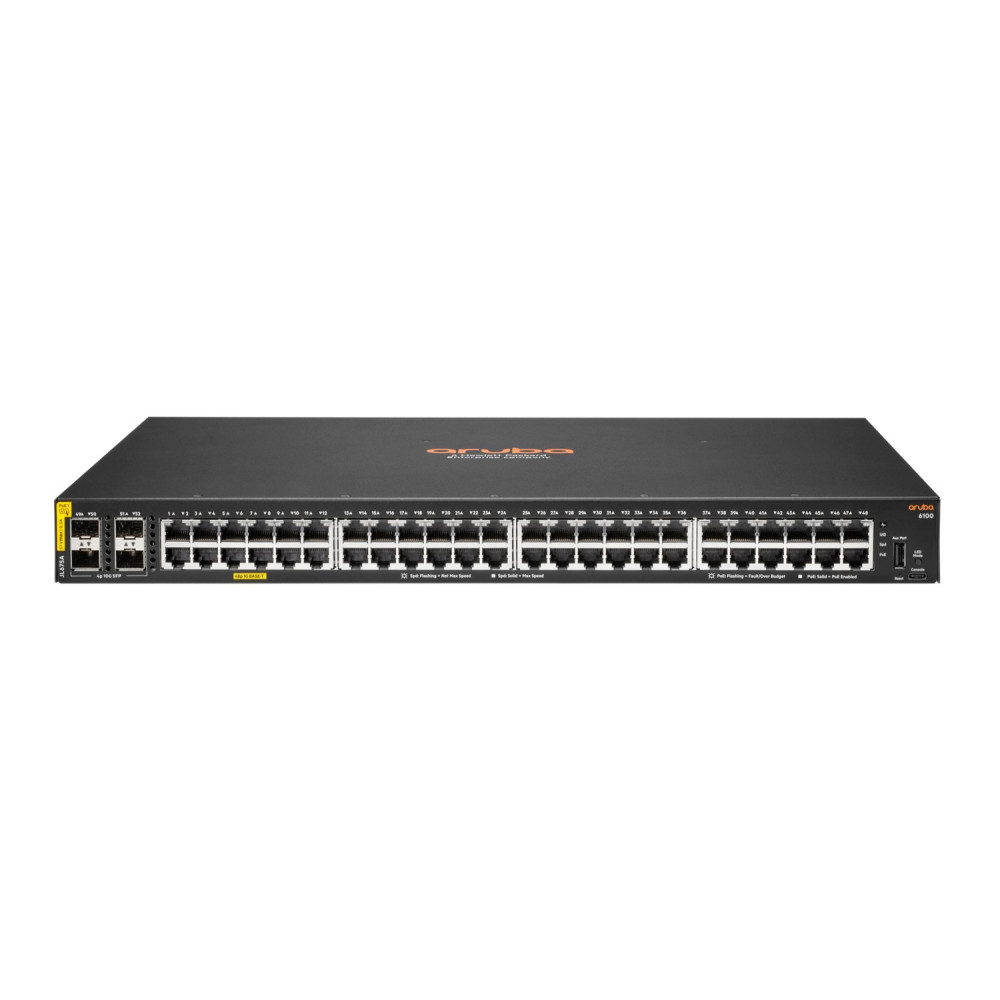 SWITCH 48P GIGABIT POE 4SFP+370W