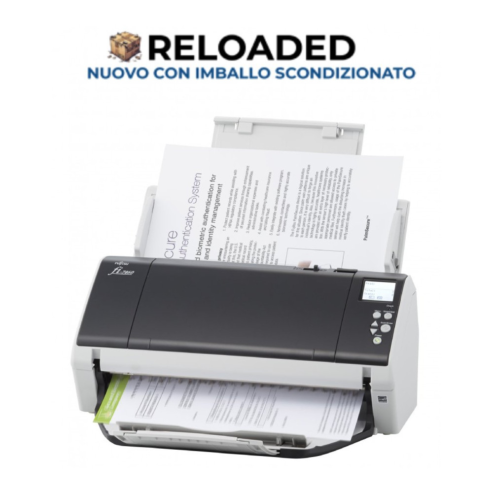 SCANNER DOC RIC FI-7460 A3 PRODOTTO APERTO PER TEST