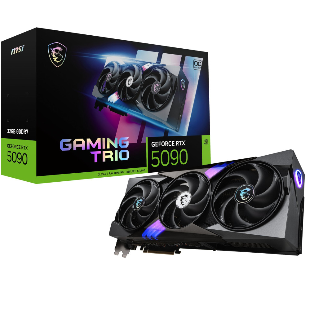 VGA MSI RTX 5090 GAMING TRIO OC 32G 32GB GDDR7 512BIT 1H/3DP