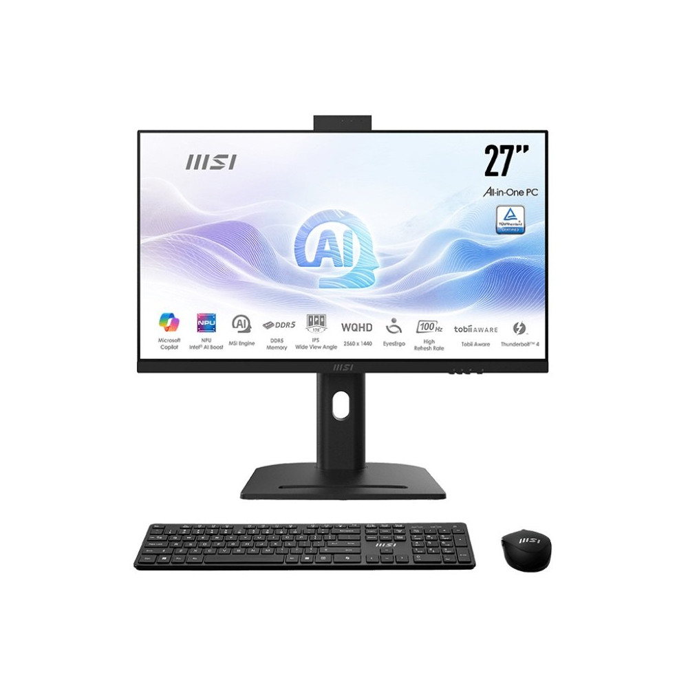 AIO 27 ULTRA 5 16G 1TB 2K W11P BK U5-125H IPS MODERN BLACK WQHD 2Y
