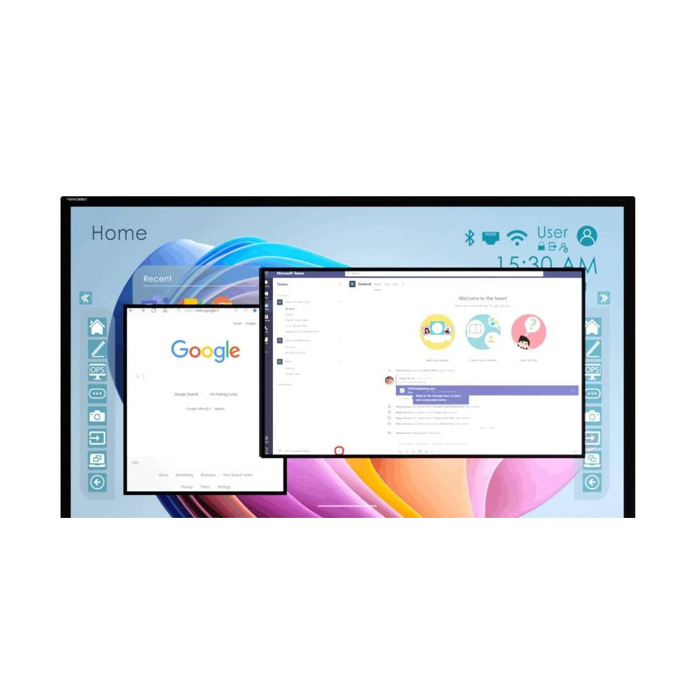 MON 65TOUCH 4K E13R-B 4K 8GB 128GB ANDROID 13 STAFFA INCLUSA