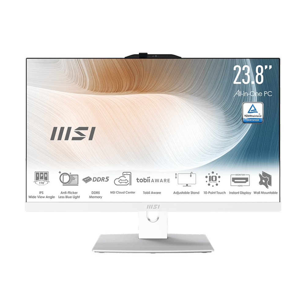 AIO 23,8CORE 7 16G 512G W11P WH TC C7 150U ANTIGLARE MULTI TOUCH