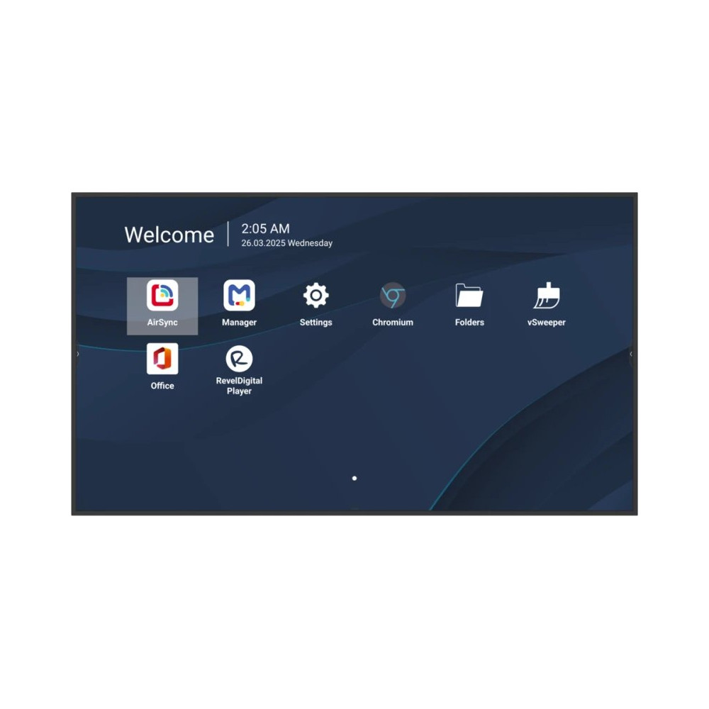 MON 55DS UHD MM DVI HDMI VESA 4K 500NIT 8GB 32GB ANDR 14 24/7 PD65W